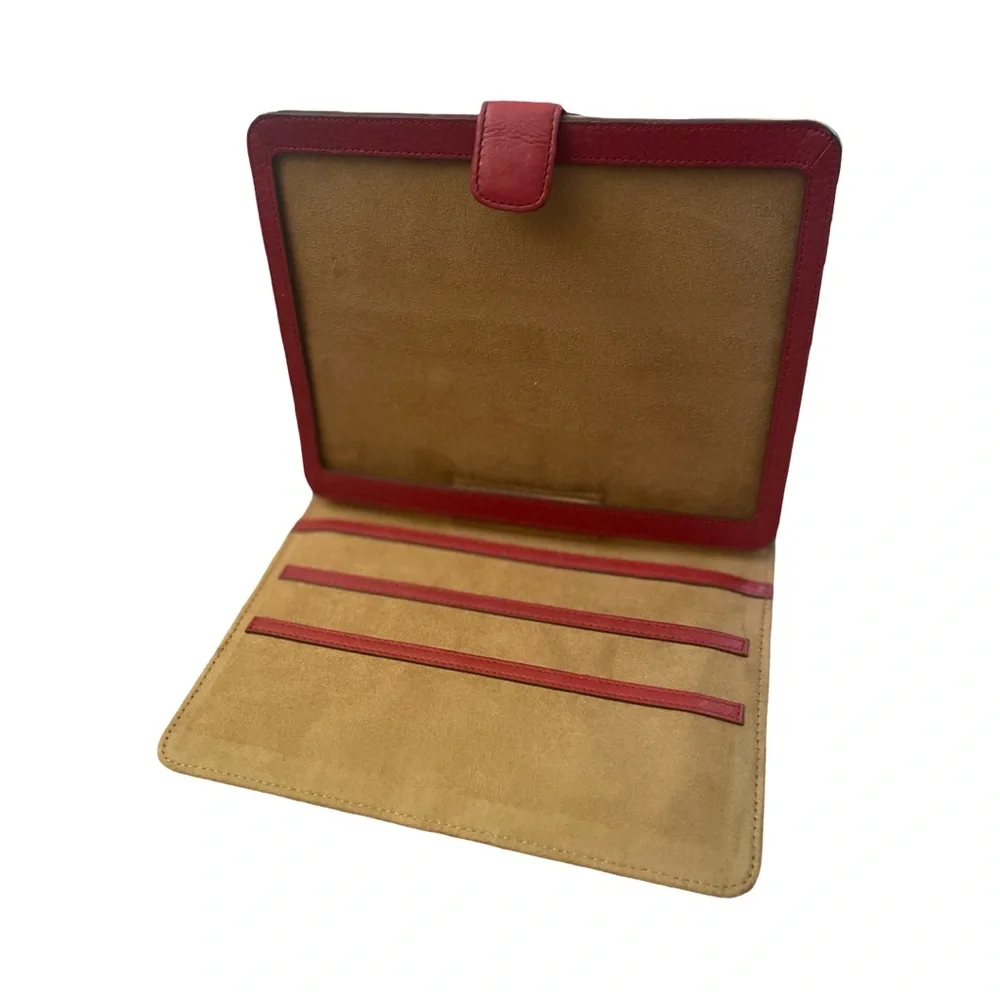 Fossil Red Leather Tablet Cover